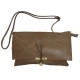 ECOLOGIC LEATHER BAG WITH BOW.